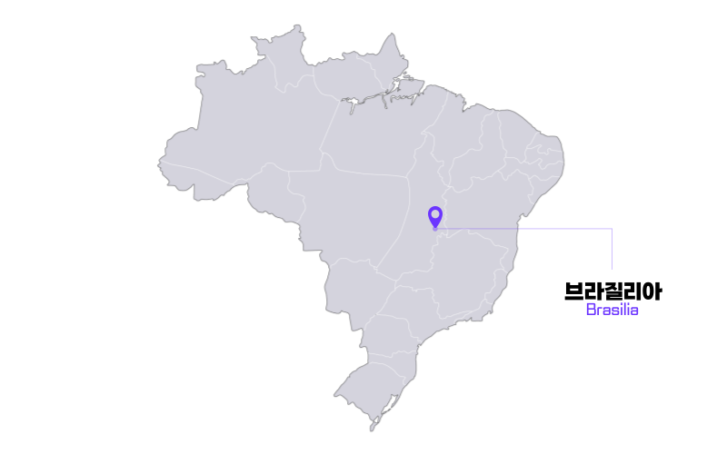 브라질 지도