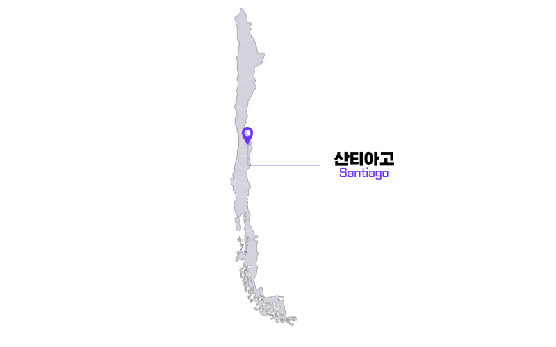 칠레 지도